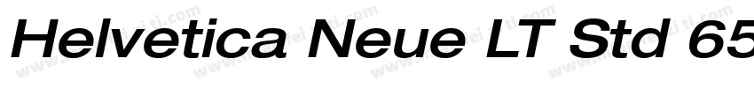 Helvetica Neue LT Std 65 Medium字体转换